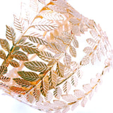 4 x bandeau feuille d'or couronne de cheveux fille demoiselle d'honneur mariée diadème bandeau casque pour fête de mariage