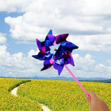 100 X Waterproof foil windmills outdoor toys for children