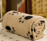3 Pieces 100cm x 70cm beige grey black Large Washable Soft Warm Fleece Blanket Dog Cat Pet Mat Bed