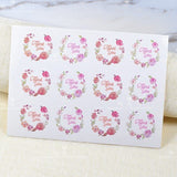 240x adhesive stickers tags labels for party wedding boxes bags cupcake
