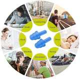 15 Pairs silicone earplugs waterproof soft ear plugs reusable foam earplugs for sleeping swimming