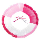 200 x Einweg-Wimpernbürsten aus rosafarbenem Kunststoff für Mascara-Applikatoren für Augenbrauen und Wimpern