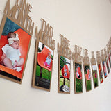 12 Monate Baby im ersten Jahr Fotorahmen Wimpelkette Banner Girlande für den ersten Geburtstag Babyparty Taufe