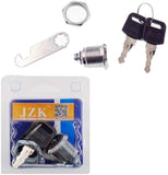 4 x Cam Lock Cabinet Lock Cupboard Locks 16mm + Keys for Mailbox Drawer Door Letter Box