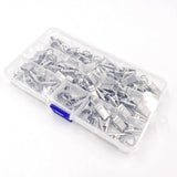 50 x gray matte metal clips hooks for string lights curtain photo hanging