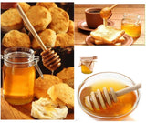 50 X Mini Wooden Honey Spoon for Slime 8CM Small Wood Honey Dipper Sticks drizzler Wedding Honey jar