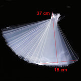 100 Clear cone sweet bags with ties cellophane party treat bags for sweets snacks wedding birthday