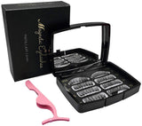 JZK 8 x Cils Magnétiques Réutilisables Cils Aimants 3D avec Pincette pour Femmes Filles Datant, Mariage, Fête, Performance sur Scène