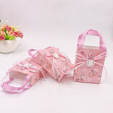 24 x Pink baby shower favour bag girl sweet bag mini party paper bag for baby girl birthday party