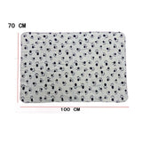 3 Pieces 100cm x 70cm beige grey black Large Washable Soft Warm Fleece Blanket Dog Cat Pet Mat Bed