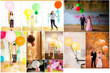 6 x Durchmesser 90 cm, bunter Latex-Riesen-Jumbo-Ballon für Hochzeit, Geburtstag, Party, Babyparty