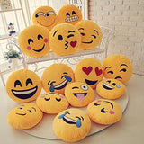 2 x Stuffed plush Emoji cushion devil + cool face 12 inch Emoji pillow