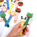 20 Wood Bookmark Page Clip Animal Book Marker Kids Party Favours Children Party Bag Birthday Gift