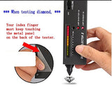 Portable electronic tester pen for diamond crystal agate lade