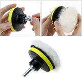 Set of 25 car polishing sponge pads kit, 3inch 8cm car polisher pads with M10 drill adapter