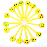 16 Novelty pens for kids cute plush Emoji ballpoint pen biro pen stationery gift for girls children