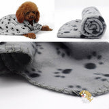 3 Pieces 100cm x 70cm beige grey black Large Washable Soft Warm Fleece Blanket Dog Cat Pet Mat Bed