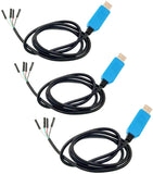Bewegen Sie den Mauszeiger über das Bild, um es zu vergrößern. JZK 3 x PL2303TA Debug-Kabel, serieller USB-zu-TTL-Kabelkonverter für Raspberry Pi, Arduino, Windows XP/Vista/7/8/8.1, Mac OS wird unterstützt