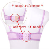 27x Couleurs assorties Tailles Extension de sangle de soutien-gorge 2 crochets 3 crochets 1 crochet Ensemble d'extension de soutien-gorge