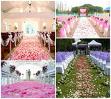 1000 pcs White Artificial Silk Rose Petals for Wedding Confetti Valentine's Day Romantic Party