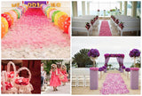 1000pcs Pink artificial silk rose petals for arts crafts wedding confetti decoration valentine's day