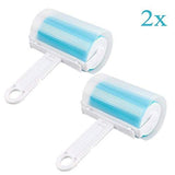 2 Sticky roller sucking dust hair clothes wool dust pet hair remover washable reusable lint roller