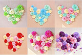 10 x 10 Zoll 25 cm Pompons aus Seidenpapier, Pompons, Dekorationen, Zubehör, Papierblumenbälle, Partyzubehör