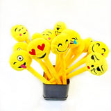 16 Novelty pens for kids cute plush Emoji ballpoint pen biro pen stationery gift for girls children