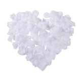 1000 Stück weiße künstliche Rosenblätter aus Seide für Hochzeit, Konfetti, Valentinstag, romantische Party