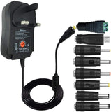 30 W Universal-Adapter AC zu DC Multi-Voltage 3 V 4,5 V 5 V 6 V 7,5 V 9 V 12 V Schaltnetzteil MAX 2 A 