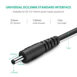 AC 90-240V DC 24V 2A Adapter Schalttransformatoren für LED-Streifen CE/TUV/GS-Zertifizierung (UK-Stecker) 