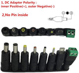 Adaptateur universel 30W AC à DC, multi-tension 3V 4.5V 5V 6V 7.5V 9V 12V, alimentation de commutation MAX 2A 